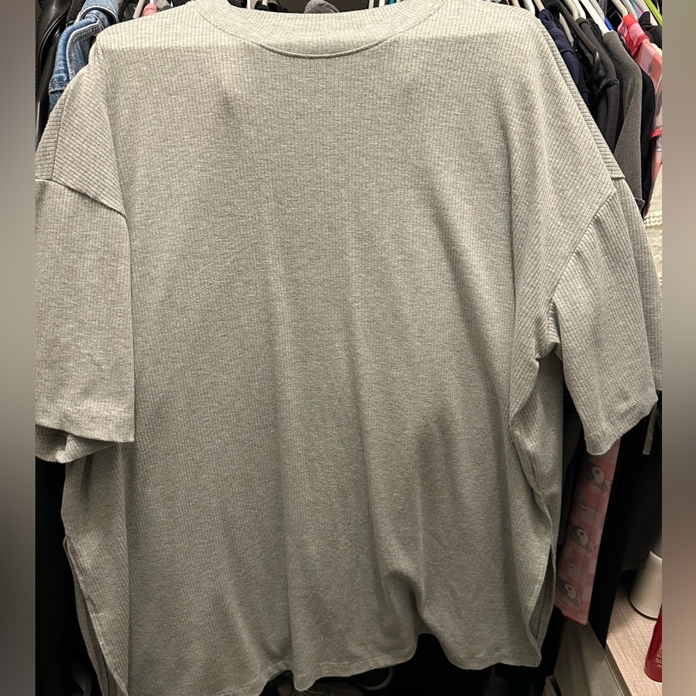 Dressed in Lala Ribbed Short Sleeve Shirt